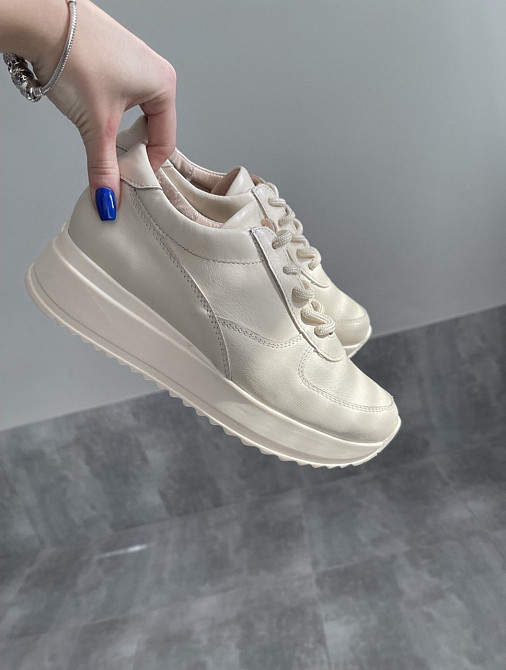 Zemira Кросівки жіночі ZEMIRA 812/21869 бежеві (весна-осінь, шкіра натуральна) (5015) Коломия - фото 1