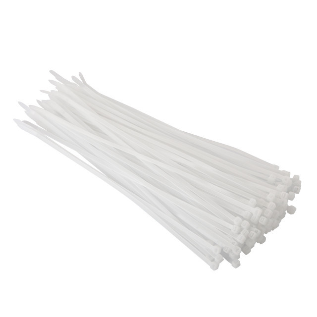 Хомут пластиковый, 4,8×300 мм, 100 шт/упак, белый INTERTOOL TC-4830 Киев - изображение 2