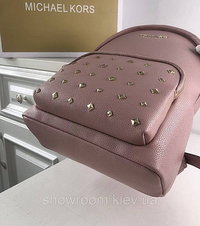 Жіночий брендовий рюкзак Michael Kors Erin pink Lux Київ - фото 7