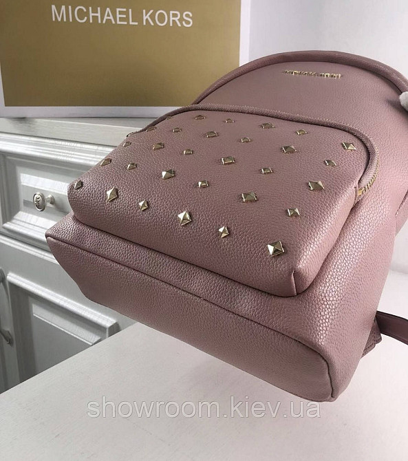 Женский брендовый рюкзак Michael Kors Erin pink Lux Киев - изображение 7
