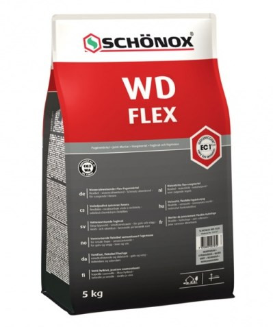 Фуга Sika SCHONOX WD Flex (затирка цементна еластична) антрацит 5 кг Киев - изображение 1