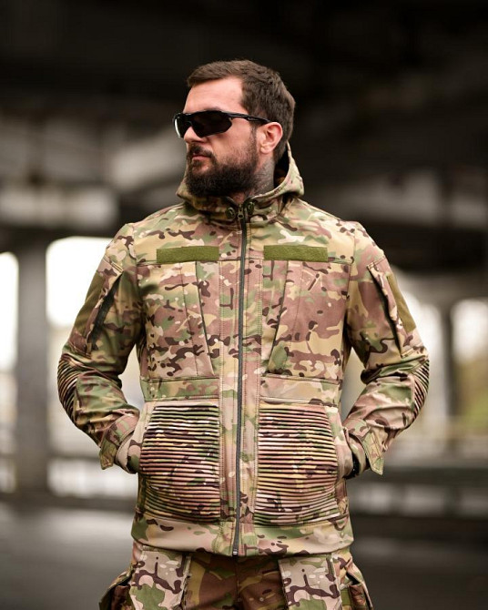 Штурмовой тактический костюм софтшел SHARCK   ПП8163 XXXL Одесса - изображение 5