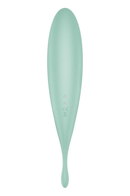 Смарт-вібратор для клітора з вакуумною стимуляцією Satisfyer Twirling Pro+ Mint Sex Aura Київ - фото 5