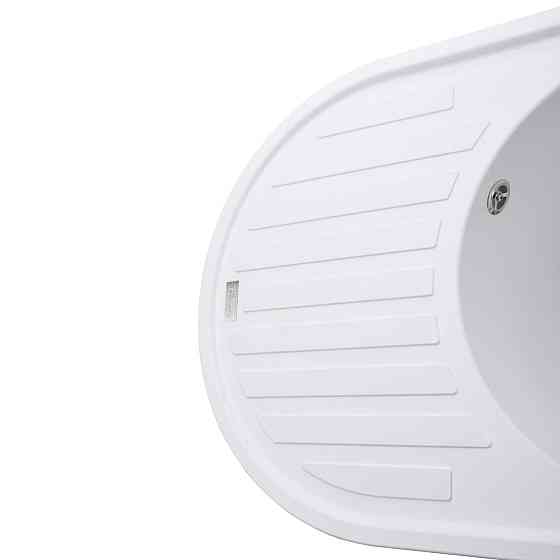 Гранітна мийка Globus Lux OHARA білий 770х500мм-А0007 (000022440) Київ