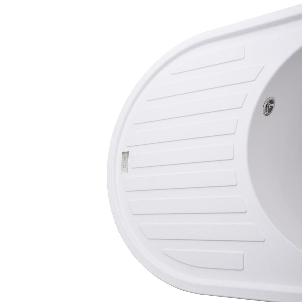 Гранітна мийка Globus Lux OHARA білий 770х500мм-А0007 (000022440) Київ - фото 5