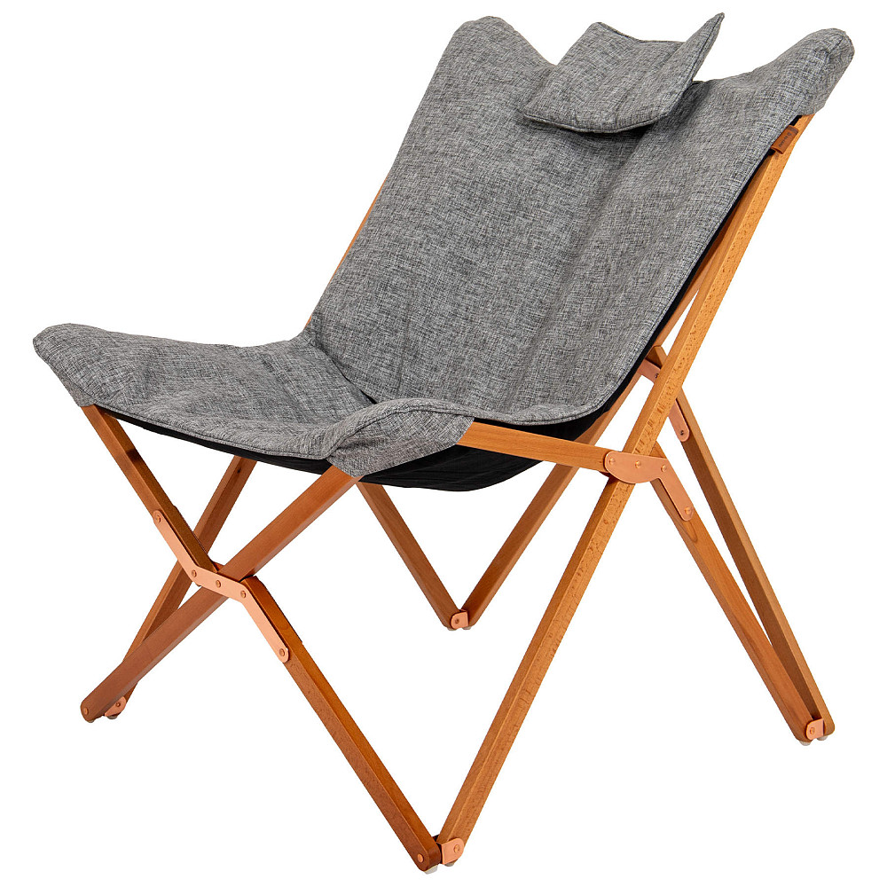 Кресло раскладное Bo-Camp Bloomsbury L Grey (1200370) Вінниця - фото 5