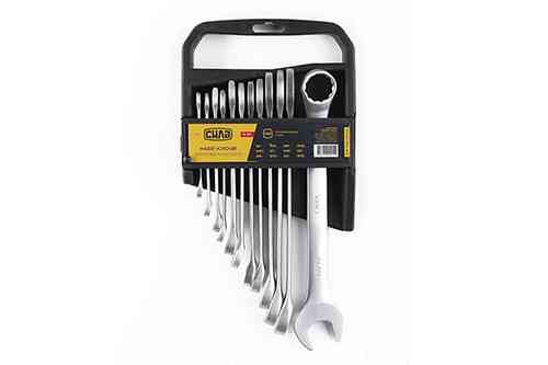 Набір рожково-накидних ключів CrV 12 шт 1/4"-15/16" СИЛА Харків