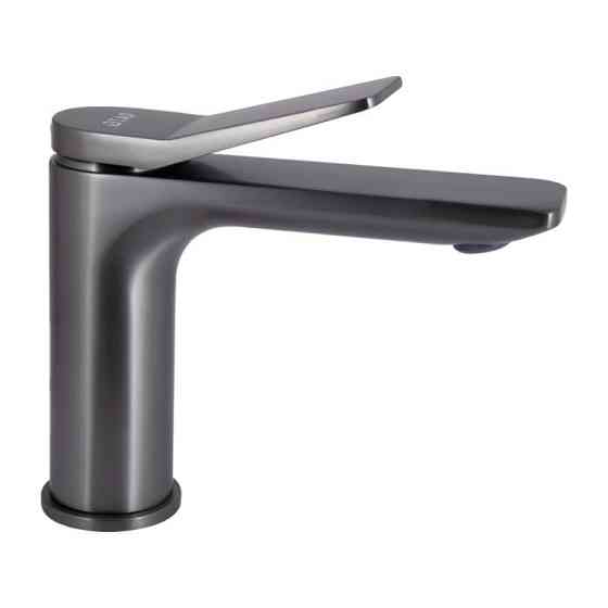 Змішувач для раковини Qtap Presto QTPRE270GRP45581 (k35), одноважільний, низький, Graphite Харків