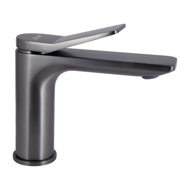 Смеситель для раковины Qtap Presto QTPRE270GRP45581 (k35), однорычажный, низкий, Graphite Харьков - изображение 1