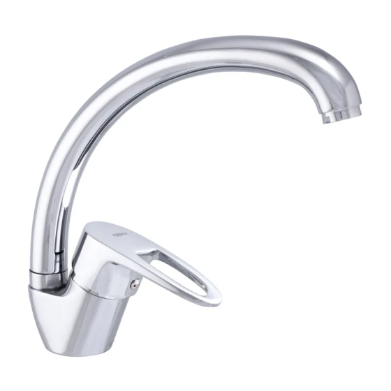 Кухонний змішувач Zerix YUB 180 з високим виливом, модель ZX0102 Харків