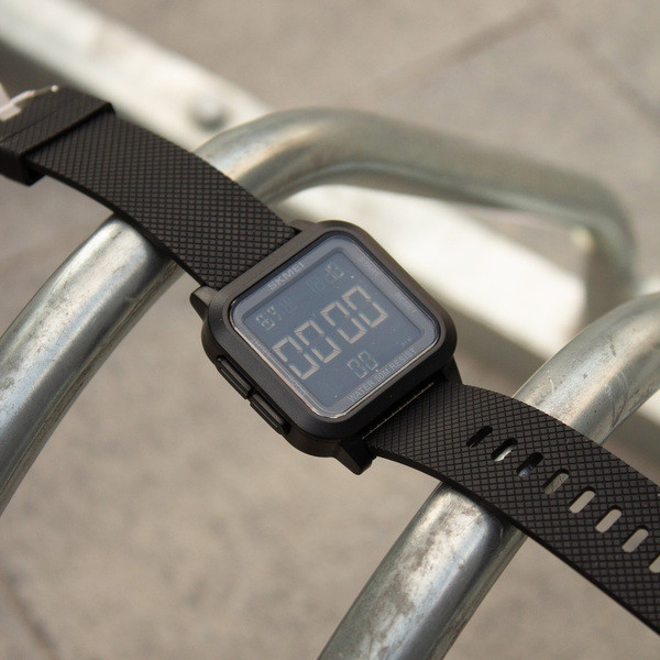 Годинник чоловічий водостійкий тактичний Skmei Chess Black Вінниця - фото 7