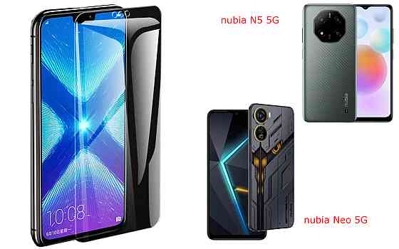 Защитное стекло NeoGlass для nubia N5 5G, nubia Neo 5G – ультрапрозрачное и устойчивое Киев