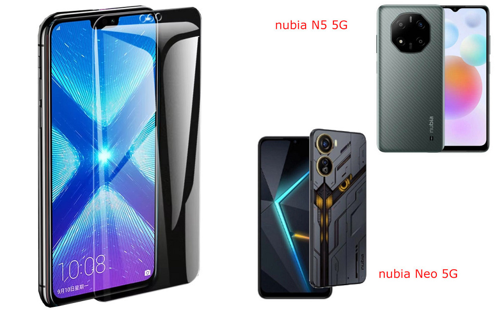 Защитное стекло NeoGlass для nubia N5 5G, nubia Neo 5G – ультрапрозрачное и устойчивое Киев - изображение 2
