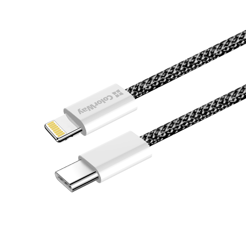 Кабель USB PD Type-C/Lightning ColorWay CW-CBPDCL061-BK 27W 1м чорний Житомир