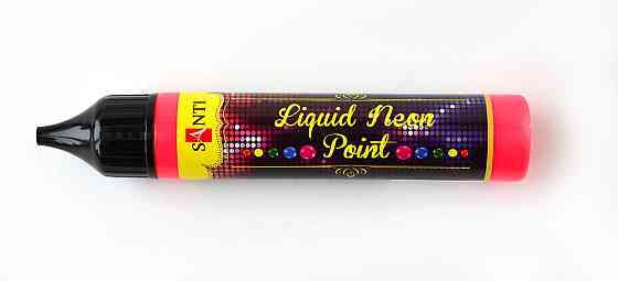 ЗD-гель "Santi" 741232 "Liquid neon gel" червоний, шт Київ