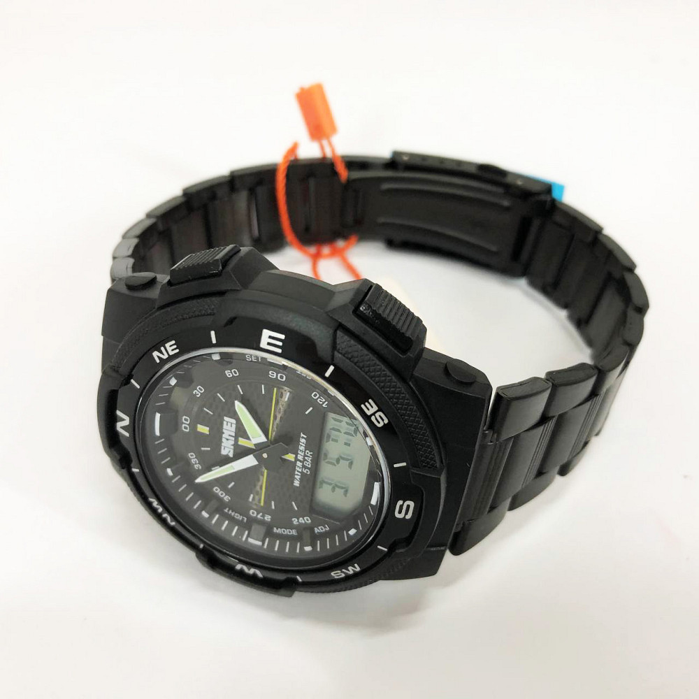 Наручні годинники з електронним механізмом SKMEI 1370BKWT, Спортивні годинники чоловічі водонепроникні OI-27 Івано-Франківськ - фото 8