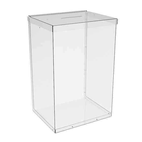 Ящик EKOSTAR без замка для пожертвований и сбора денег 250x200x380. Объем 19 литров Киев