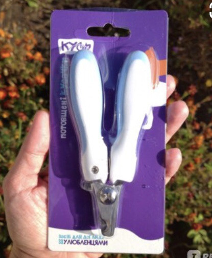 Кусачки для животных - размер 13*6см, прорезиненная ручка Киев - изображение 1