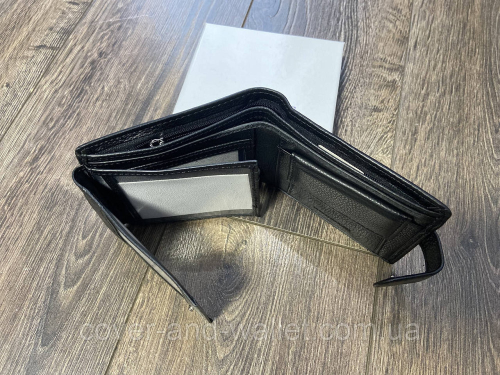 Мужской кожаный кошелек портмоне для автодокументов ST Leather Киев - изображение 4