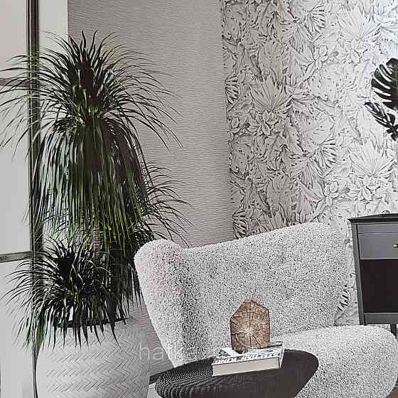 Шпалери метрові вінілові на флізелін Marburg Botanica однотонні в точку ефект потертості білі Київ