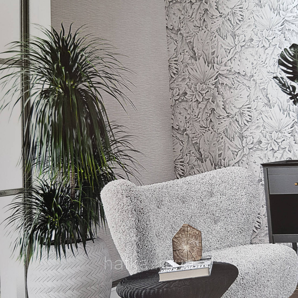 Шпалери метрові вінілові на флізелін Marburg Botanica однотонні в точку ефект потертості білі Київ - фото 1