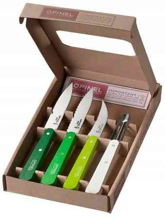 Кухонний Набір Ножів 4 предмети Opinel (Опінель) No.112 - 115 "Essentials Natural" (001709) Нержавію Нововолинськ