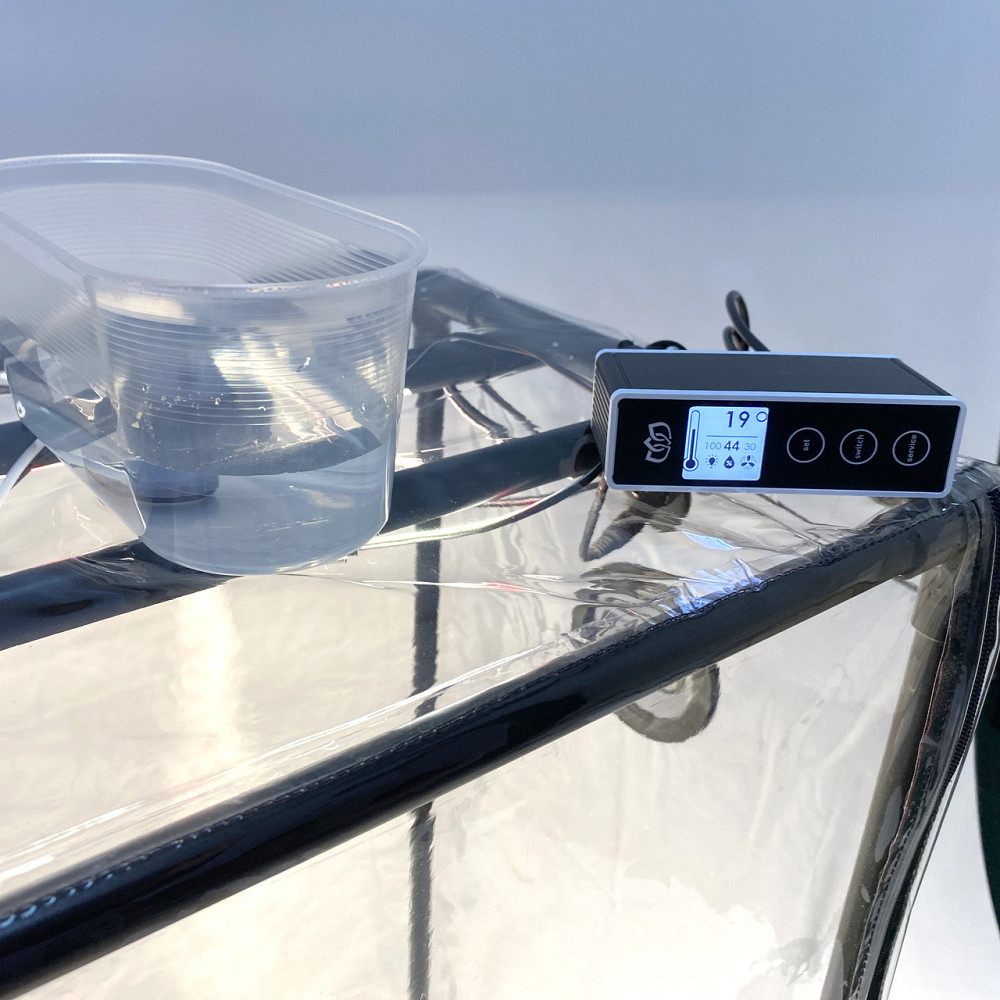 Міні-теплиця для орхідей та тропічних рослин Orchid Black - зволожувач, фітосвітло, таймер Бориспіль - фото 9