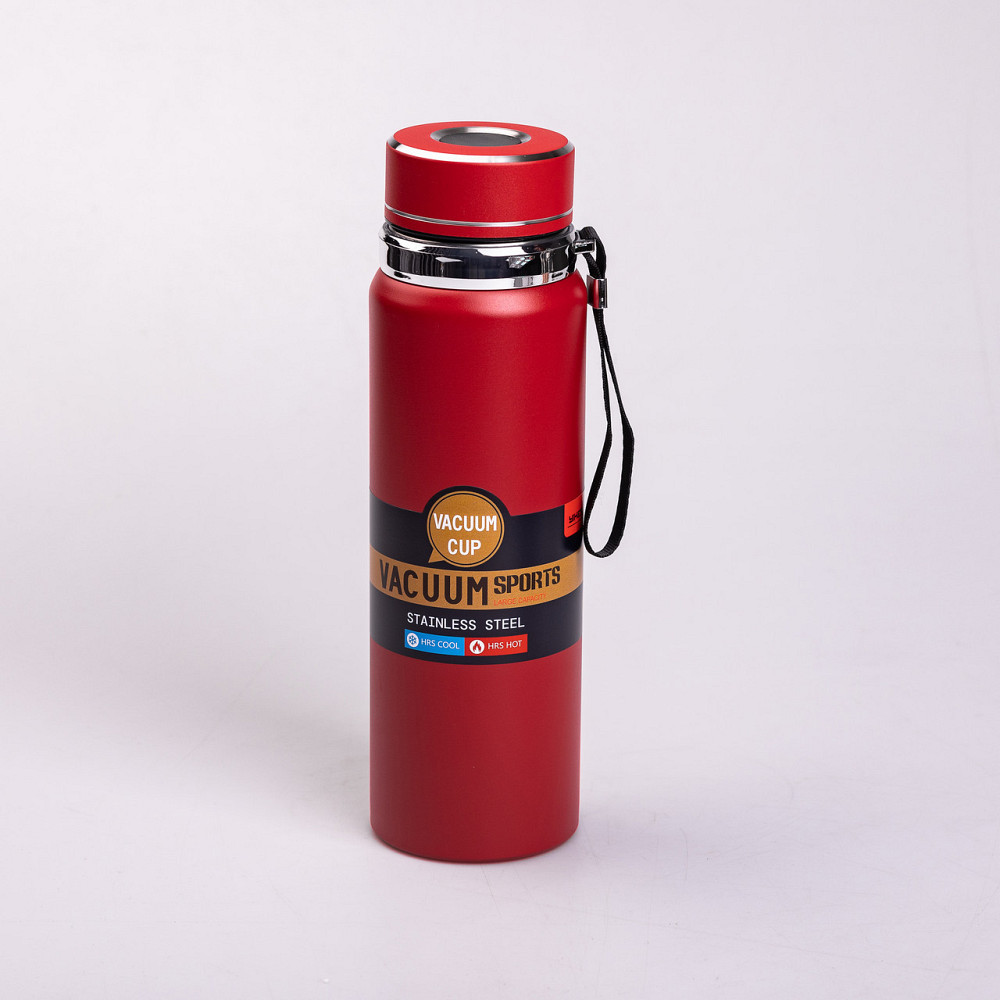 Термос Vacuum Sports  с датчиком температуры 1 л красный HP-14-30R Киев - изображение 2
