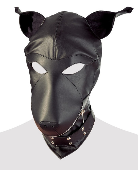 Маска - 2490099 Fetish Collection Dog Mask Black Sex Aura Київ - фото 3