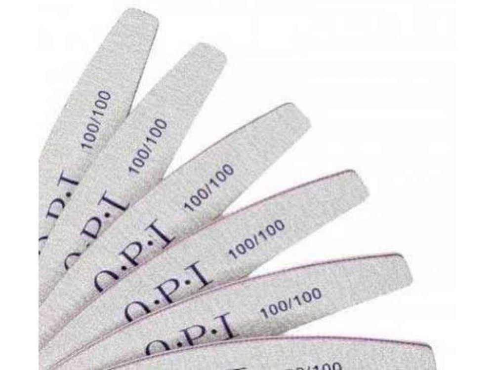 Пилочка для нігтів абразивна, сегмент (16*4*1см) 21036 ТМ OPI Київ - фото 1