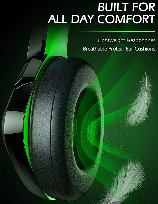 Игровые наушники с RGB  подсветкой. Киев - изображение 4