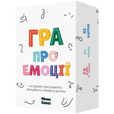 Настільна гра Memo Games Гра про емоції (укр.) (m-0033) Вінниця - фото 1