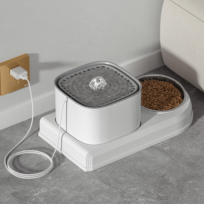 Универсальная посуда для животных Lapka Фонтан з годівницею 2в1 (WF072) Винница - изображение 3