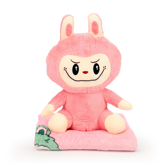 ТМ COLORFUL HOME М'яка іграшка-плед, подушка 3 в 1 Лабубу 50 см Червоний ТМ COLORFUL HOME LAB2R Коломия - фото 8