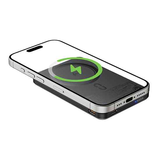 Павербанк 5000 mAh ACEFAST M30-5000 PD20W швидка зарядка магнітний кабель у комплекті чорний power bank повербанк Одеса