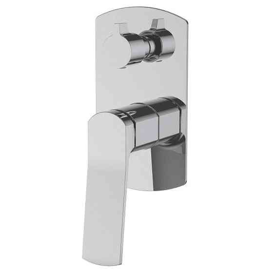 Змішувач прихованого монтажу VOLLE SOLO cepillado níquel  на 2 споживачі нікель Київ