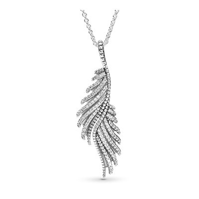Срібне намисто Pandora Крила 390373CZ-70 Київ