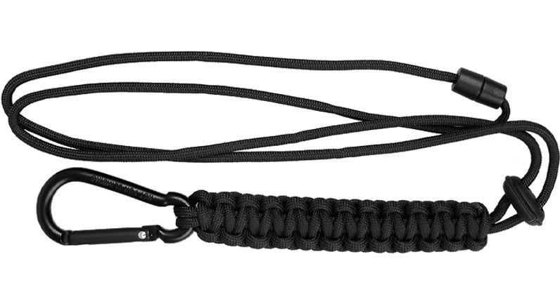 Карабин с веревкой из паракорда до 2.5 метра Mil-Tec от Sturm (15931502) Black Нововолынск - изображение 3