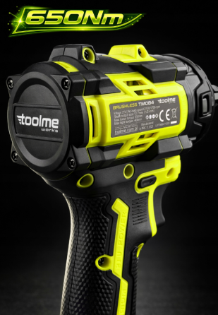 Гайковерт акумуляторний ударний 650Нм Toolme (Польща) Київ