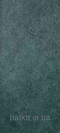 Шпалери вінілові на флізеліні гарячого тиснення Sintra Atmosphere під штукатурку однотон зелені смарагд 512364 Київ