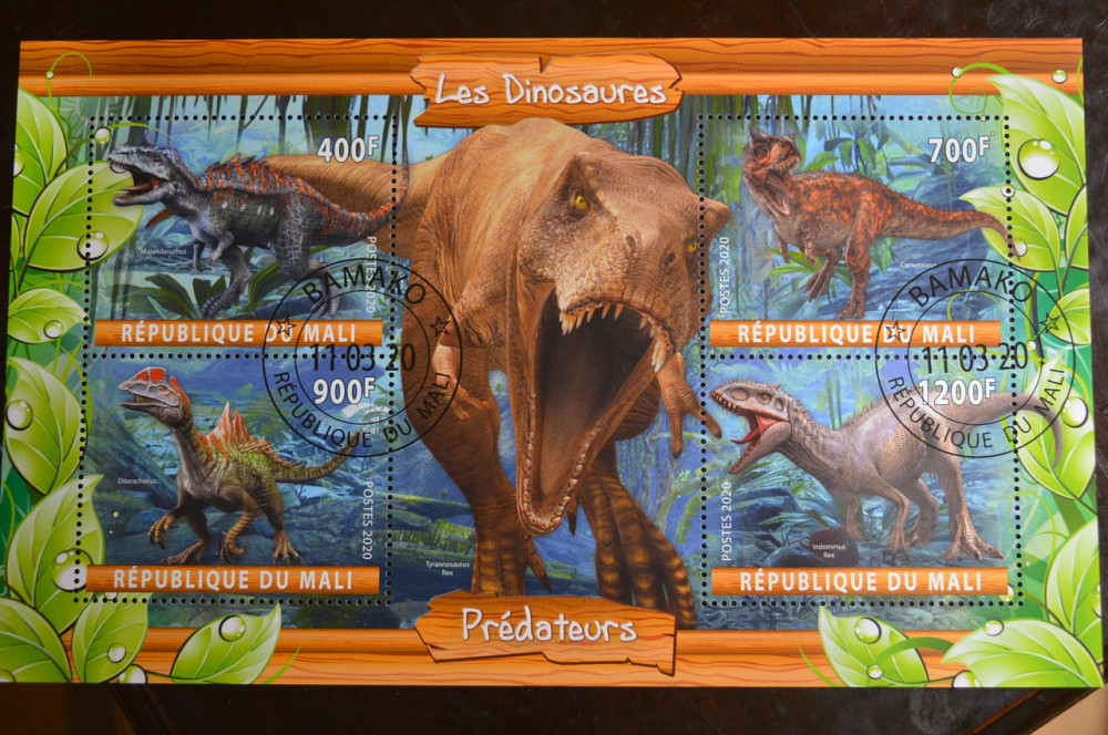 Мали. Марки. Фауна. Блок. 2020 год (В-2) Полтава - изображение 1