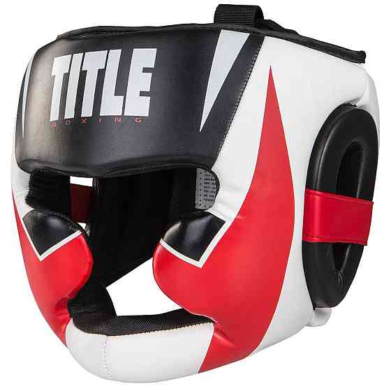 Боксерский шлем TITLE MMA Command Full Black/Red/White M Киев