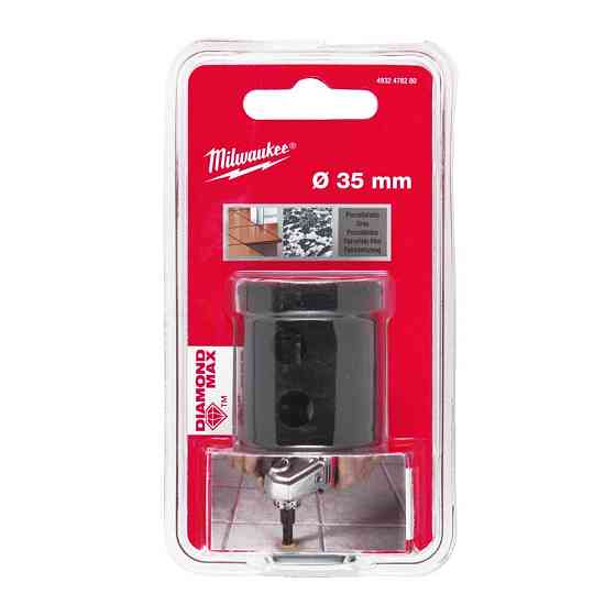 Коронка алмазна Diamond Max MILWAUKEE, O35 мм Одеса