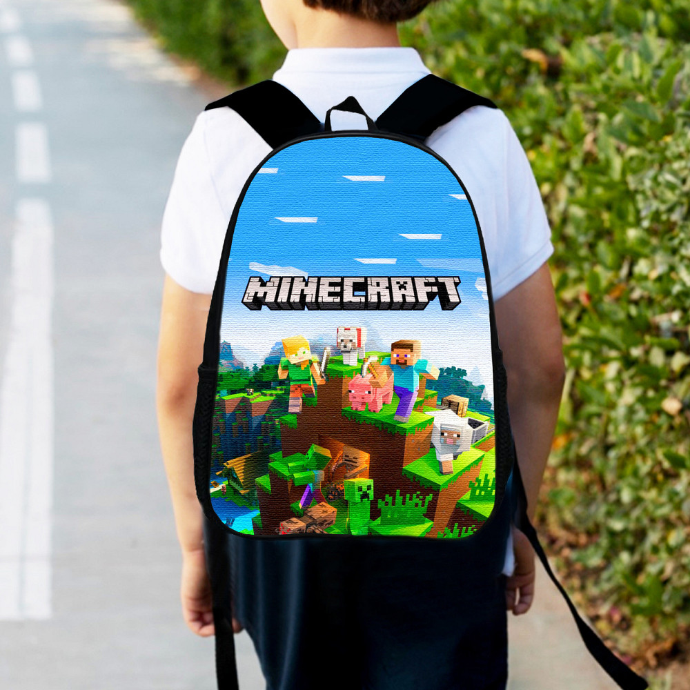 Рюкзак дитячий майнкрафт  "Minecraft" 34х27см, міський ранець для хлопчика з принтом (00320) Київ - фото 1