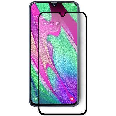 Стекло защитное PowerPlant Full screen Samsung Galaxy A40, Black (GL606863) Винница - изображение 1