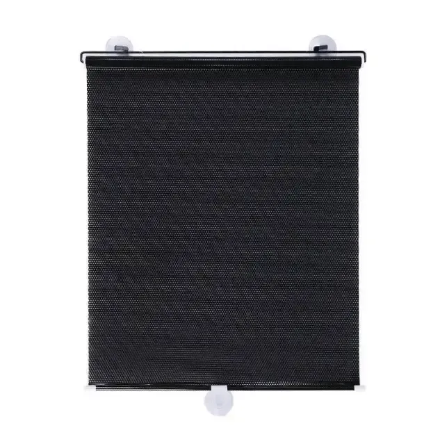 Рулонная солнцезащитная шторка на пластиковые окна 125х68см, Черная Коломия - фото 2