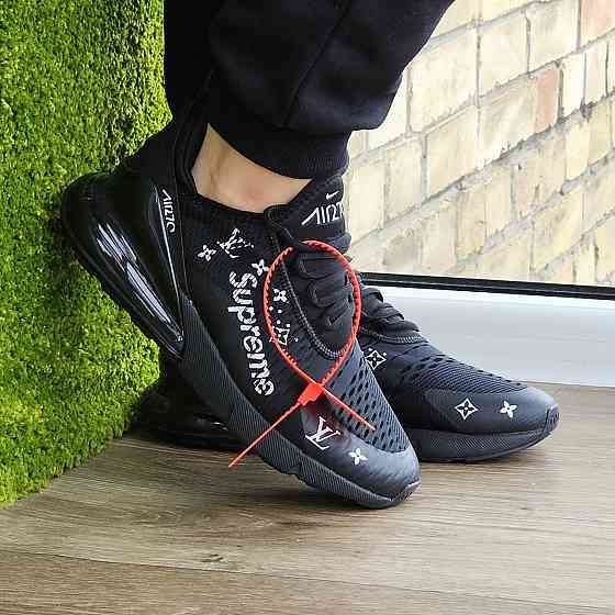 Кроссовки Nike 270 Мужские Черные Найк с Амортизацией Тканевые (размеры: 41,42,43,44,45) - 110 Днепр