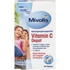 Біологічно активна добавка Капсули Вітамін С Депо Mivolis, 40 шт (Німеччина) Mivolis Vitamin C Depot Львів - фото 1