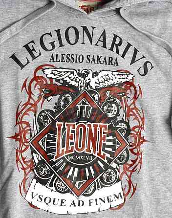Толстовка Leone Legionarivs Fleece Grey M Кам'янське