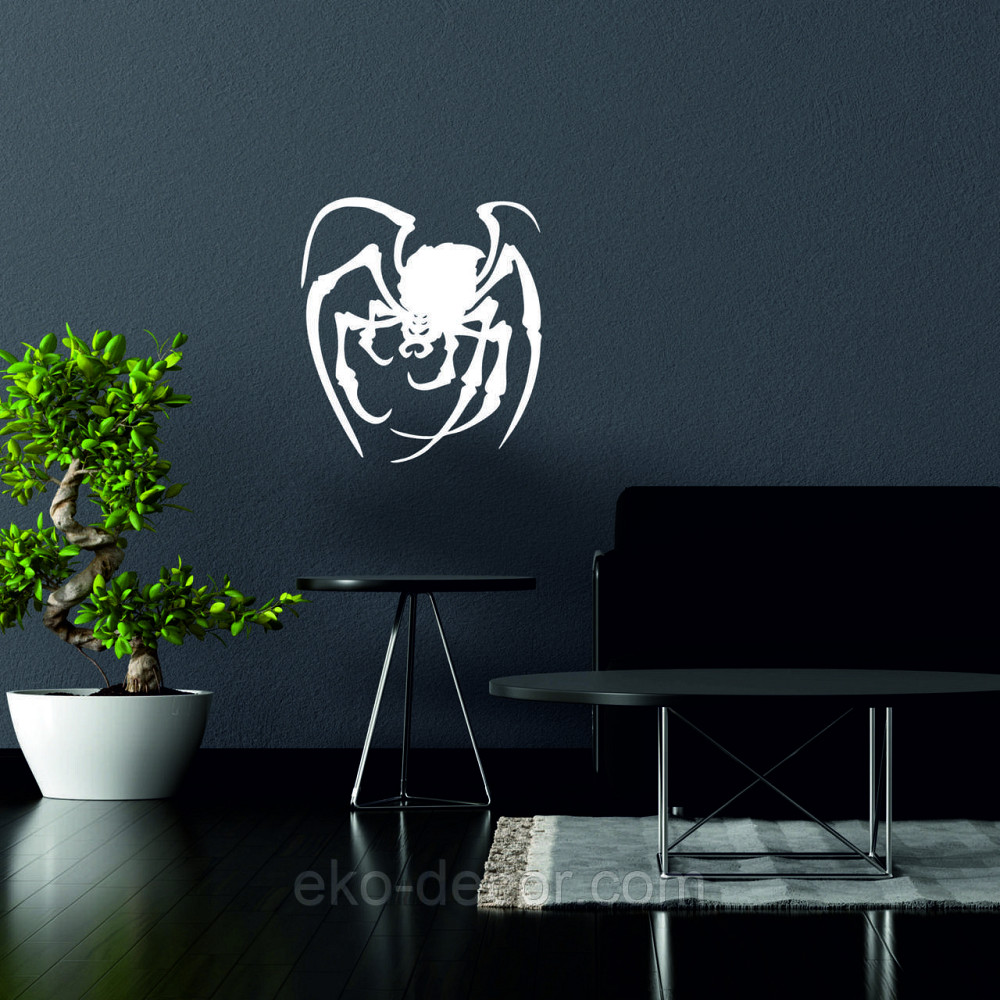 Декоративне настінне Панно «Павук», Декор на стіну 50*45 см, Білий Київ - фото 6